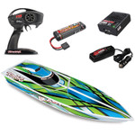 Traxxas Blast Electric RC Boat w/ID Battery & USB-C and DC Field Charger